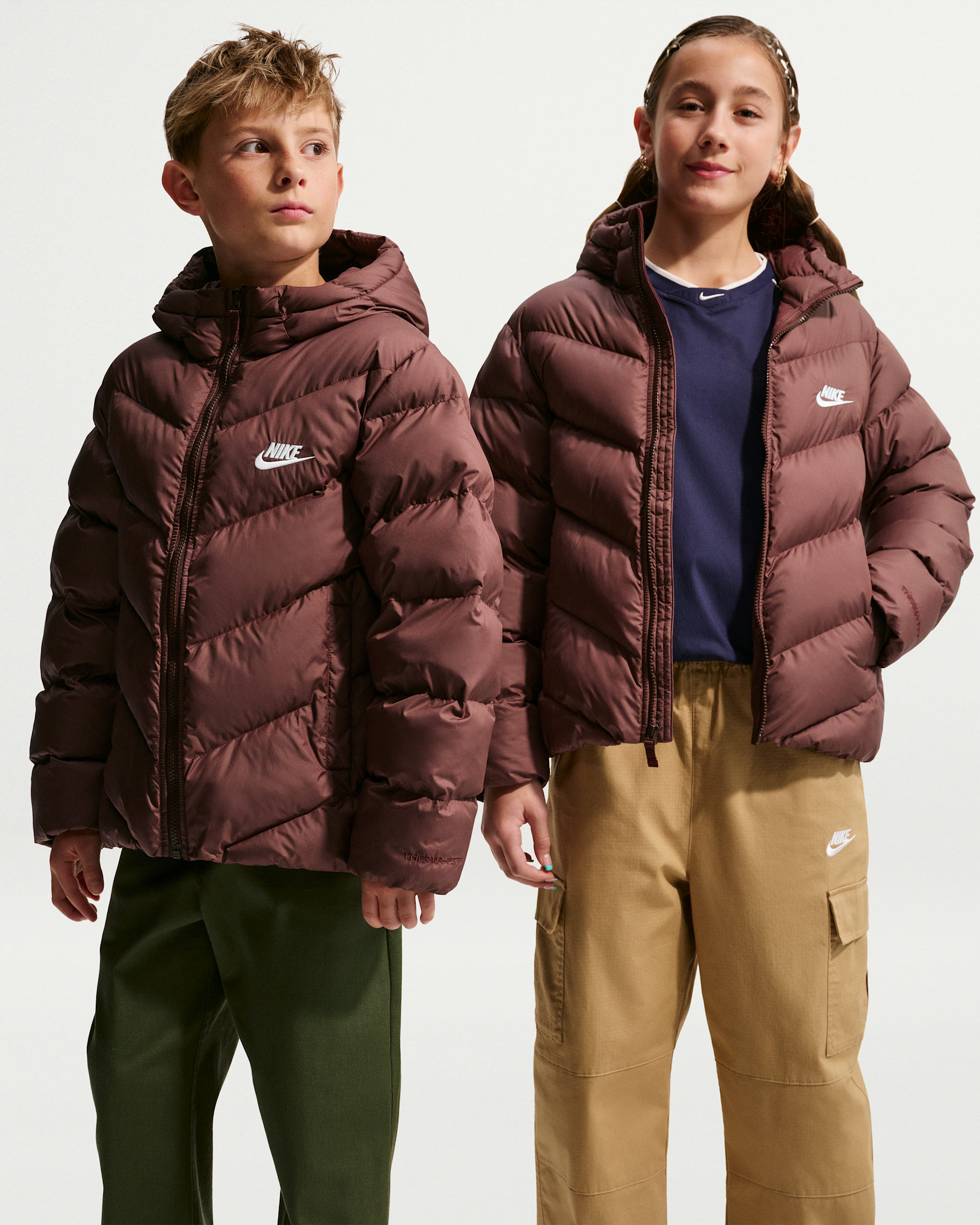 Nike Sportswear All Day Play Big Kids' Therma-FIT Loose-Fit Puffer